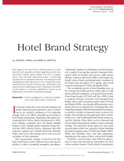 Hotel Brand Strategy