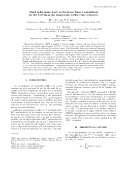 Third-order many-body perturbation theory calculations for the