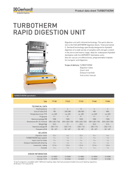 Product data TURBOTHERM english