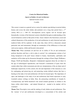 Aspects of Indian Art and Architecture