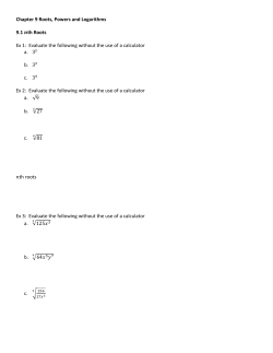 Chapter 9 Notes