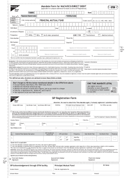 SIP Form - Big Financial Services