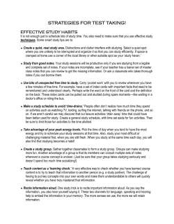 strategies for test taking!