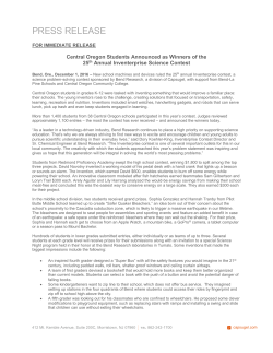 2016 Winner`s Press Release - Inventerprise