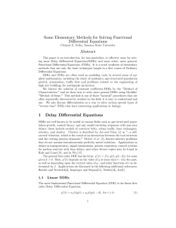 Some Elementary Methods for Solving Functional