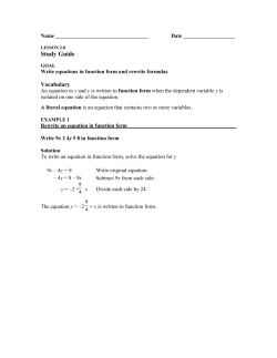 Chapter 2.8 Study Guide