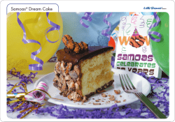 Samoas Dream Cake