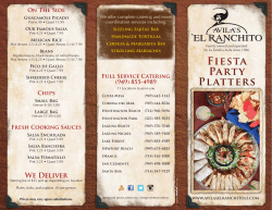 Fiesta Party Platters Fiesta Party Platters