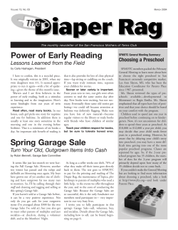 Power of Early Reading Spring Garage Sale