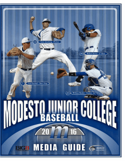 2016 Media Guide - Modesto Junior College