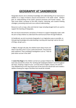 GEOGRAPHY AT SANDBROOK