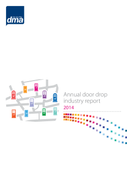 Annual door drop industry report