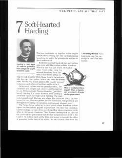 Soft-Hearted Harding