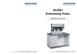 Datasheet: 35t- and 50t-Embossing-Machines