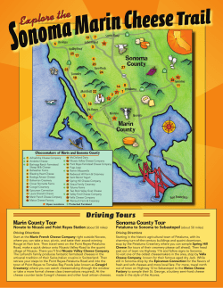 Sonoma Marin Cheese Trail
