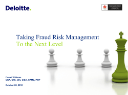 of Fraud - Association of Certified Fraud Examiners