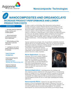 Nanocomposites and Organoclays increase produce performance