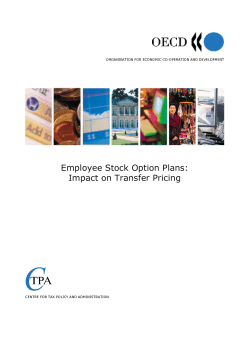Employee Stock Option Plans: Impact on Transfer Pricing