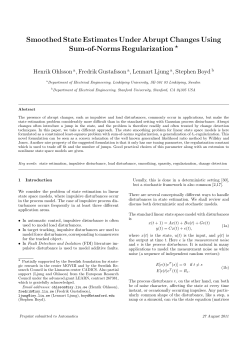 Smoothed State Estimates Under Abrupt Changes Using Sum