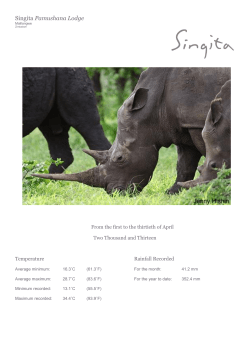 Singita Pamushana Lodge