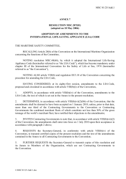 MSC 81/25/Add.1 ANNEX 7 RESOLUTION MSC.207(81) (adopted