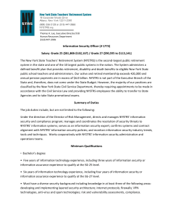 Information Security Officer (# 1773) Salary: Grade 25 ($81,808