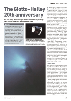 The Giotto–Halley 20th anniversary