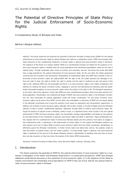 The Potential of Directive Principles of State Policy for - ICL