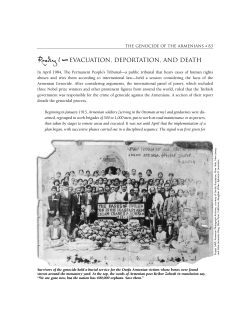 Reading 1 EVACUATION, DEPORTATION, AND DEATH