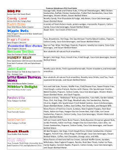 BBQ Pit Candy Land Roadie`s Chicken Dippin Dots Drago`s Pizzeria