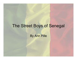 The Street Boys of Senegal