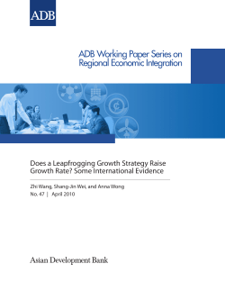 Does a Leapfrogging Growth Strategy Raise Growth Rate?