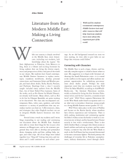 Literature from the Modern Middle East