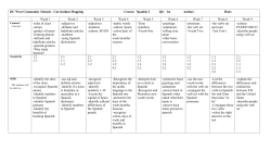 Spanish I - DC West Community Schools