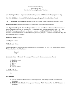 Dec.8 - Kawkawlin Township