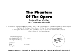 The Phantom Of The Opera - Obrasso