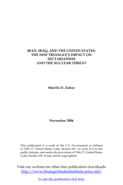 Iran, Iraq, and the United States