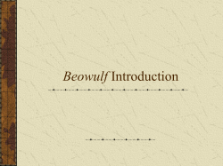 Beowulf Introduction