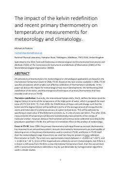 The impact of the kelvin redefinition and recent primary thermometry