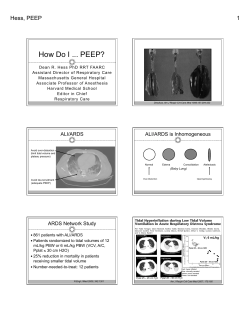 How Do I PEEP? - Penn State Health