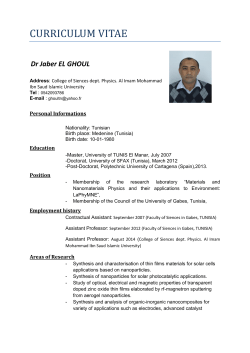Dr Jaber EL GHOUL