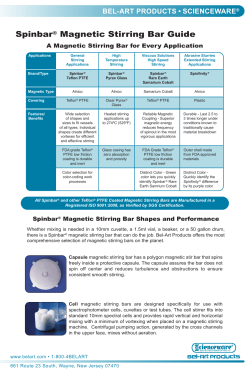Spinbar Magnetic Stirring Bars - Bel