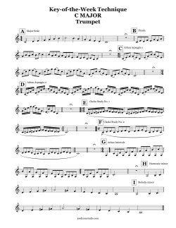 Key-of-the-Week Technique C MAJOR Trumpet