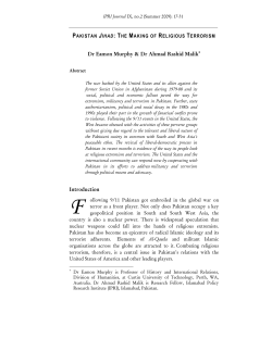 Pakistan - Islamabad Policy Research Institute