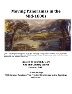 Moving Panoramas in the Mid-1800s
