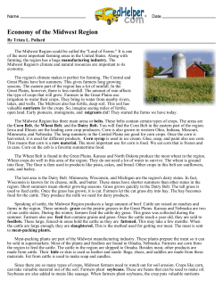 Economy of the Midwest Region