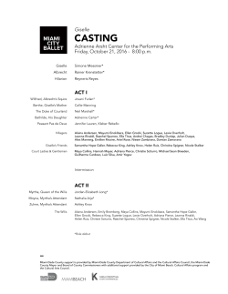 ACT I - Miami City Ballet