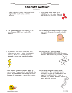 Scientific Notation