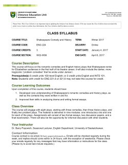 ENG 224 - University of Saskatchewan