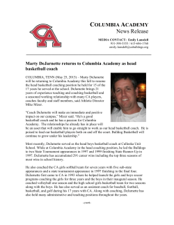 Marty DeJarnette returns to Columbia Academy as head basketball